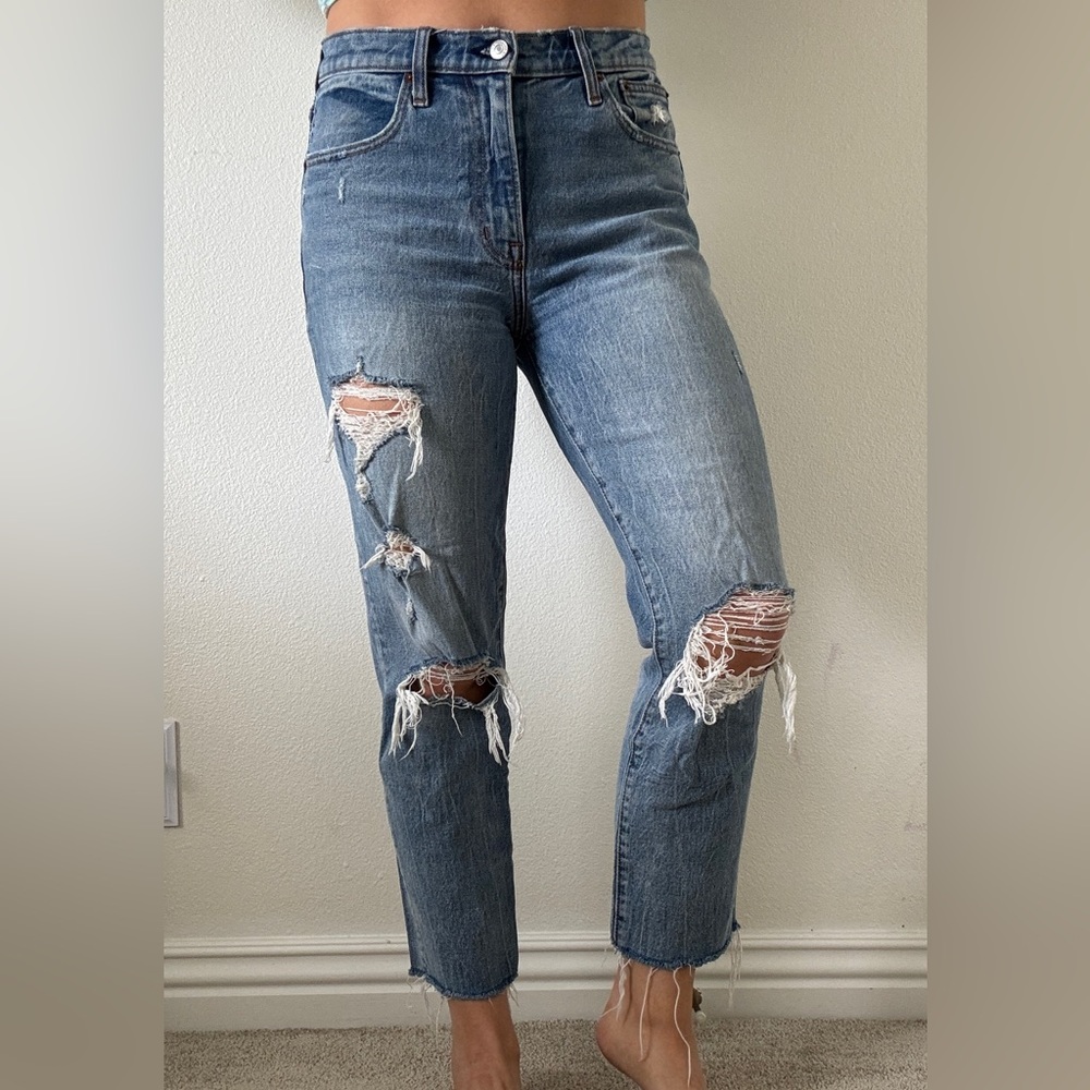 Abercrombie Midrise Boyfriend Jeans
